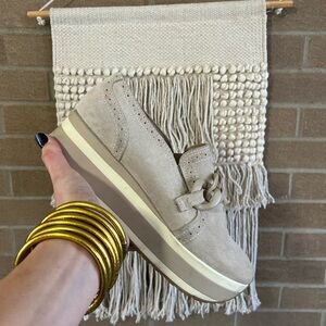 Dolce Vita Cream Platform Loafers